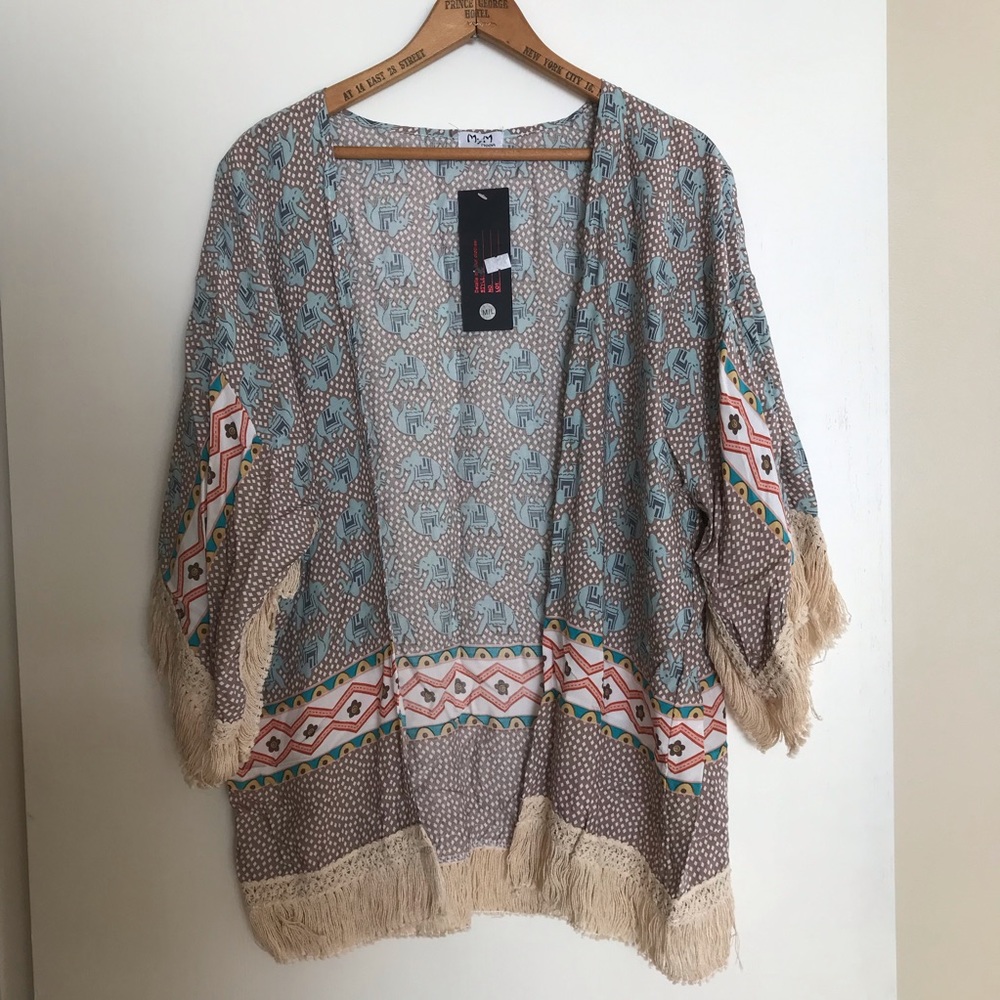 NWT Boho-Chic Kimono from Portugal